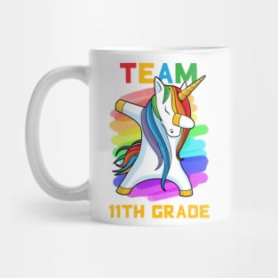 Team 11TH GRADE Unicorn Dabbing Gift Back To School Mug